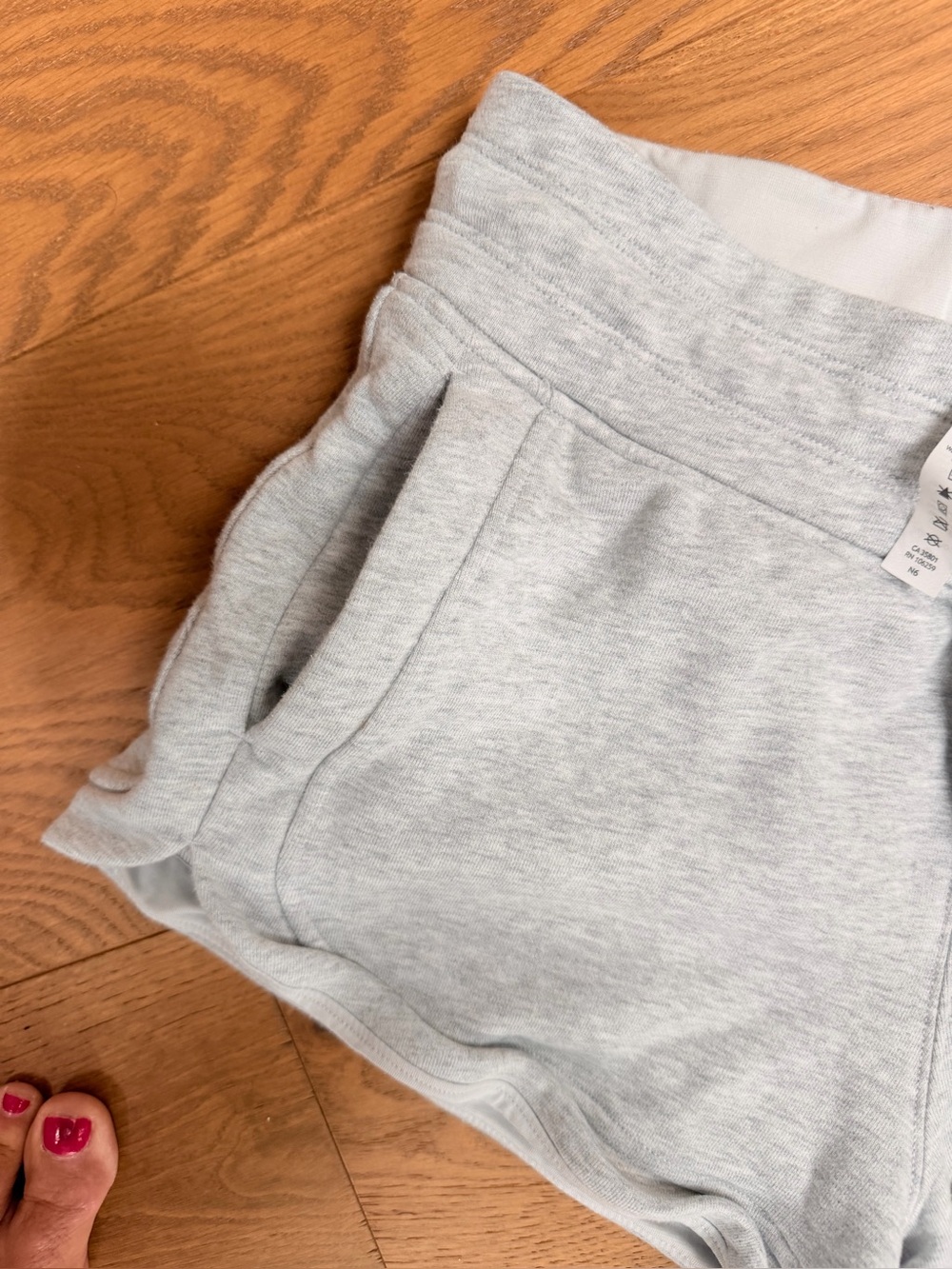 lululemon athletica Light Gray Athletic Lounge Shorts